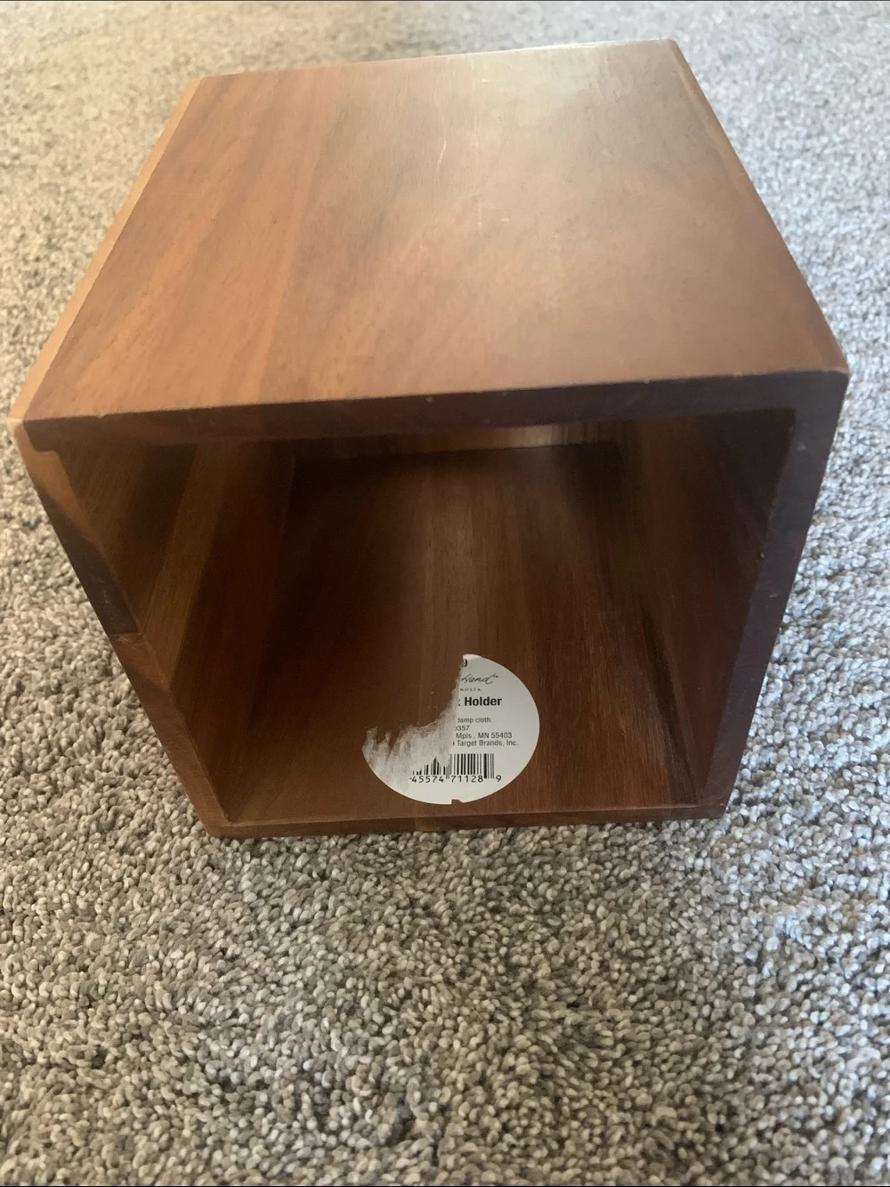 Target Wooden Tissue Box Cover - Brown